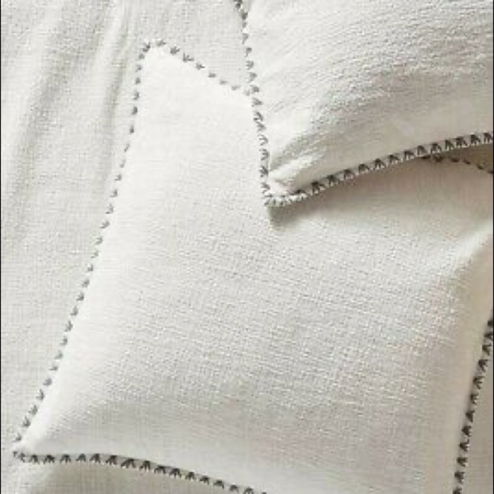 Anthropologie Martina Cotton Euro Shams